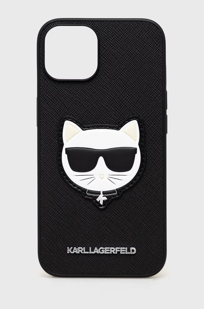 Karl Lagerfeld Кейс за телефон Iphone 14 61" в черно - Pepit.bg
