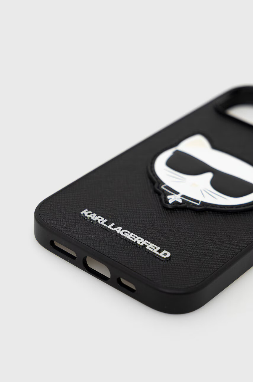 Karl Lagerfeld Кейс за телефон Iphone 14 61" в черно - Pepit.bg