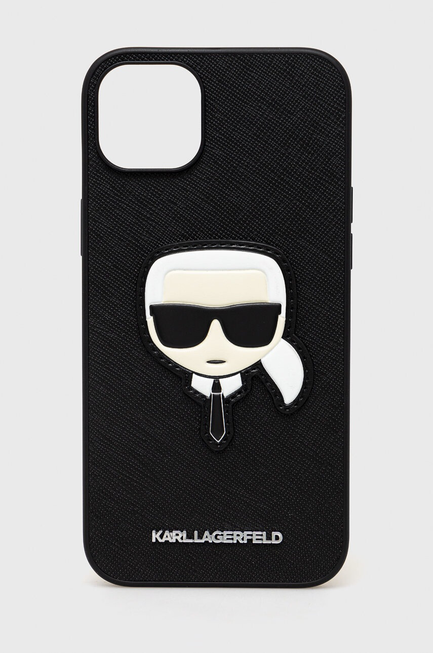 Karl Lagerfeld Кейс за телефон Iphone 14 Plus 67" в черно - Pepit.bg
