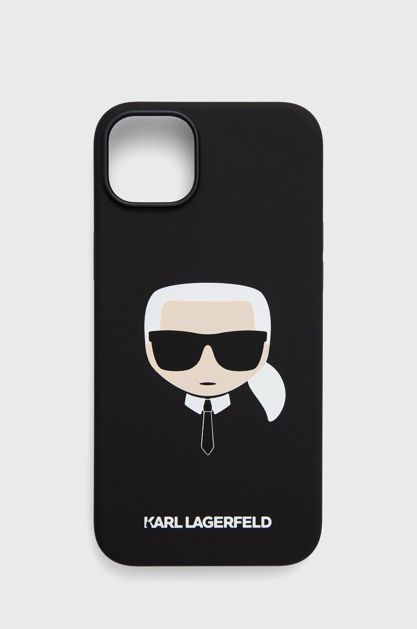 Karl Lagerfeld Кейс за телефон Iphone 14 Plus 67" в черно - Pepit.bg