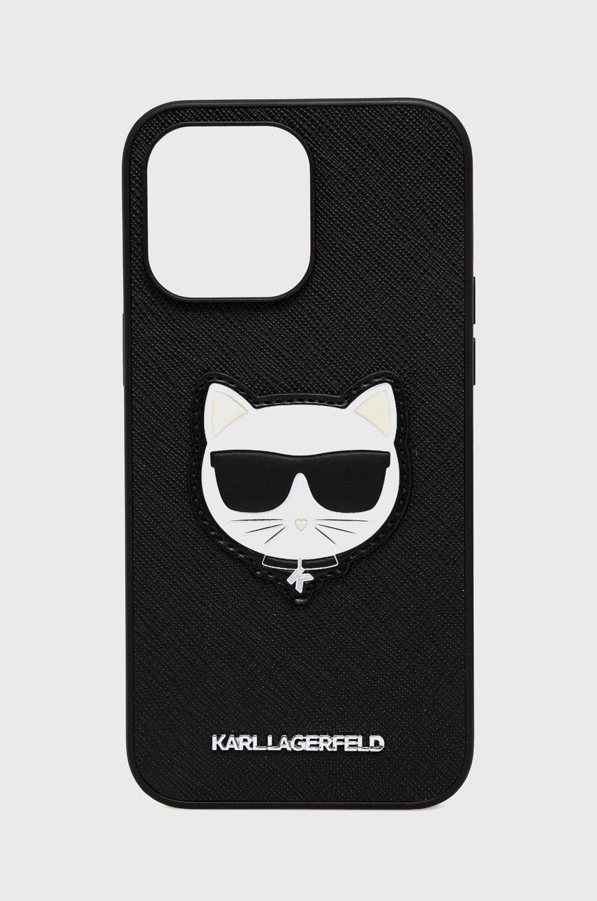 Karl Lagerfeld Кейс за телефон Iphone 14 Pro Max 67" в черно - Pepit.bg