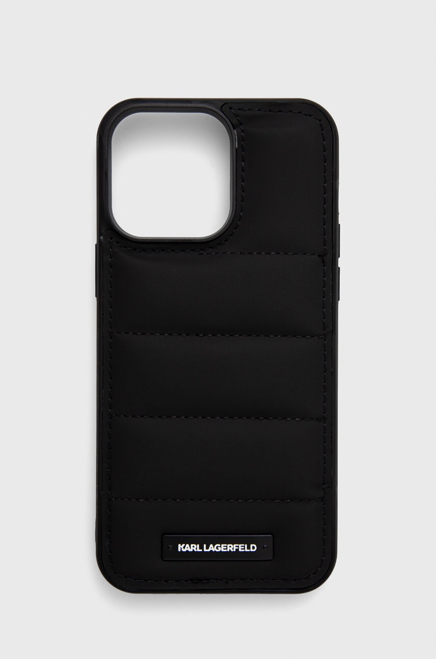 Karl Lagerfeld Кейс за телефон Iphone 14 Pro Max 67" в черно - Pepit.bg