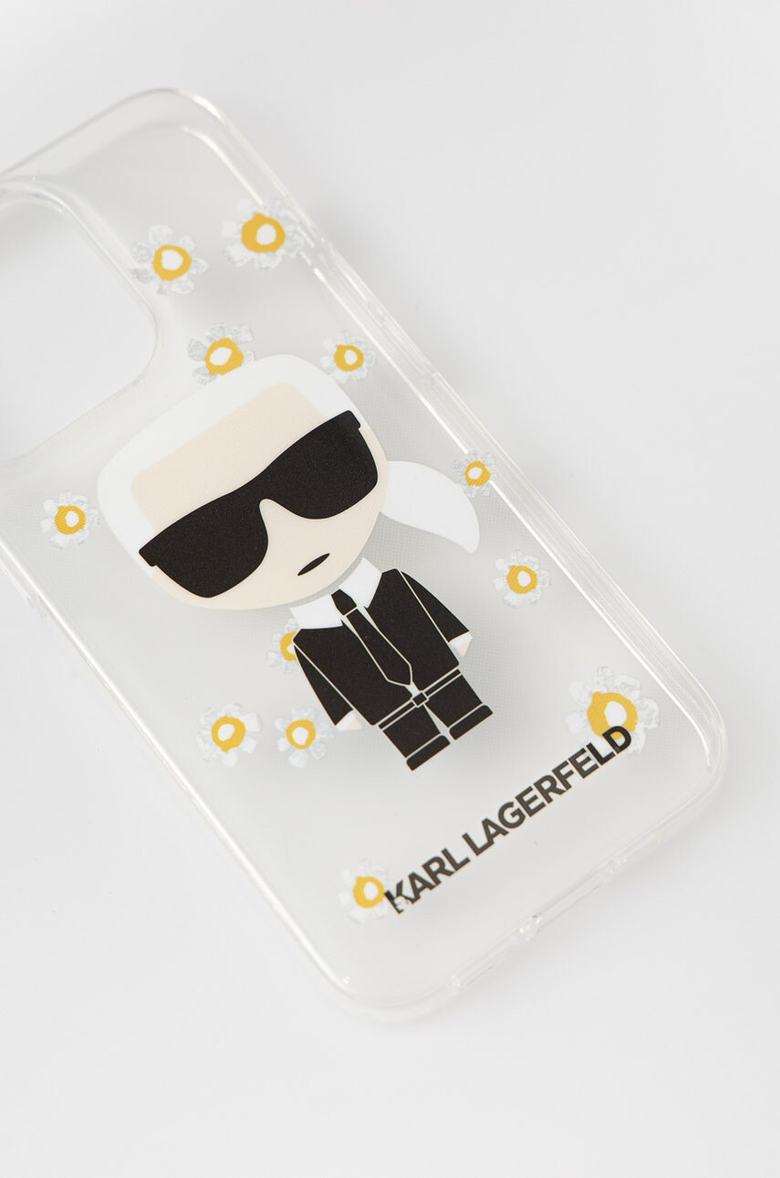 Karl Lagerfeld Кейс за телефон за iPhone 13 Mini в прозрачен цвят - Pepit.bg