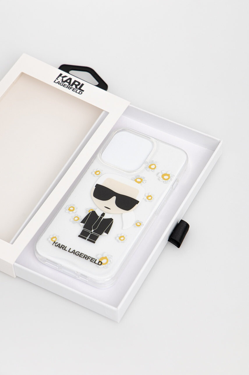 Karl Lagerfeld Кейс за телефон за iPhone 13 Mini в прозрачен цвят - Pepit.bg