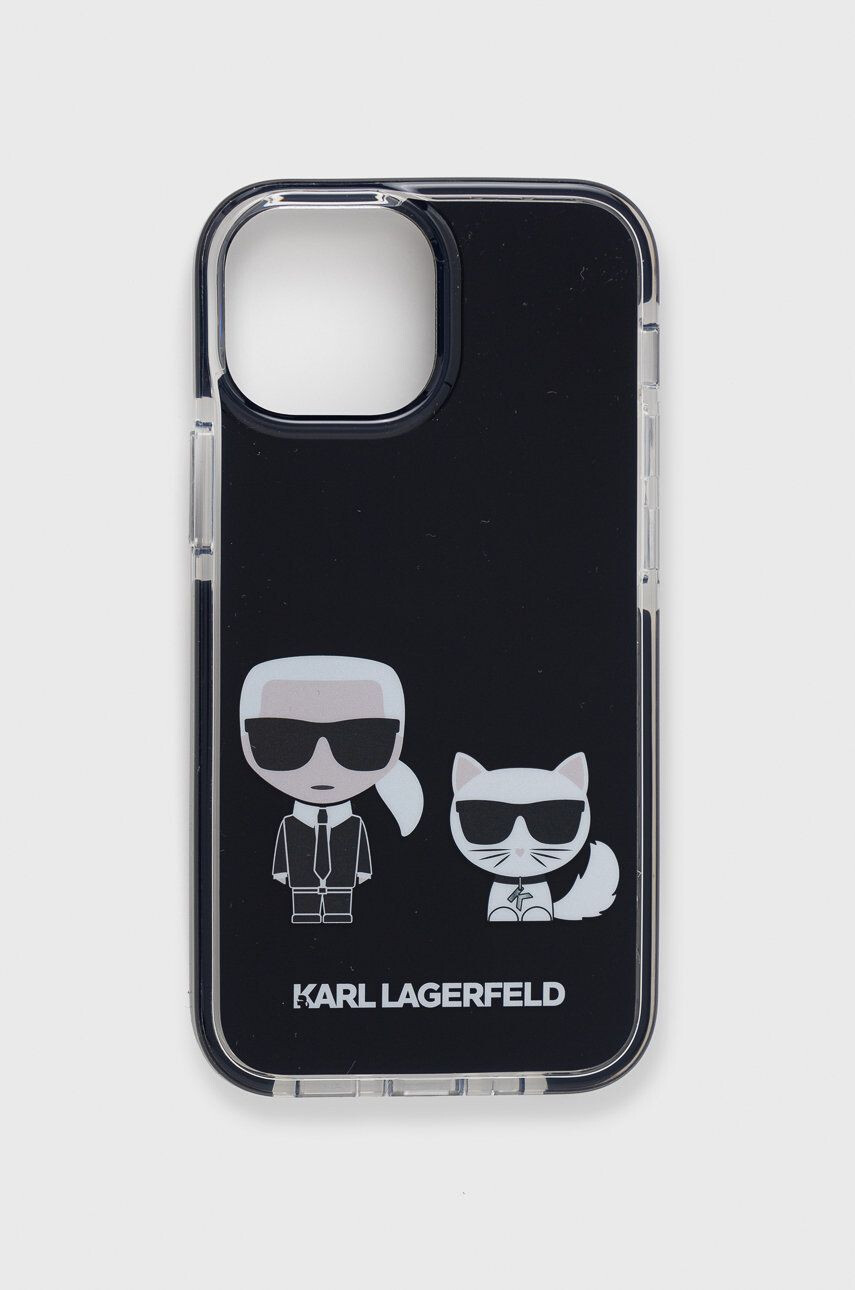 Karl Lagerfeld Кейс за телефон за iPhone 13 MINI в черно - Pepit.bg