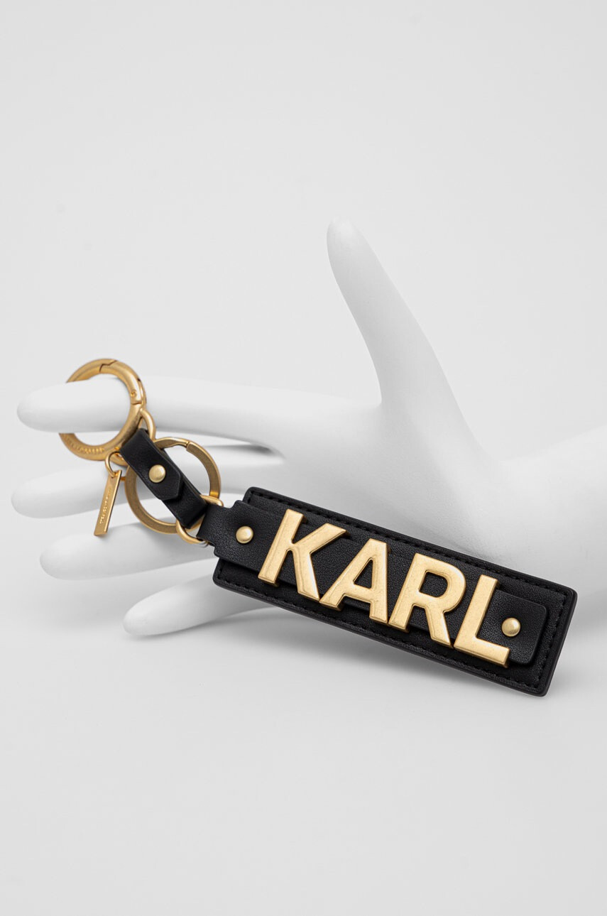 Karl Lagerfeld Ключодържател в черно - Pepit.bg