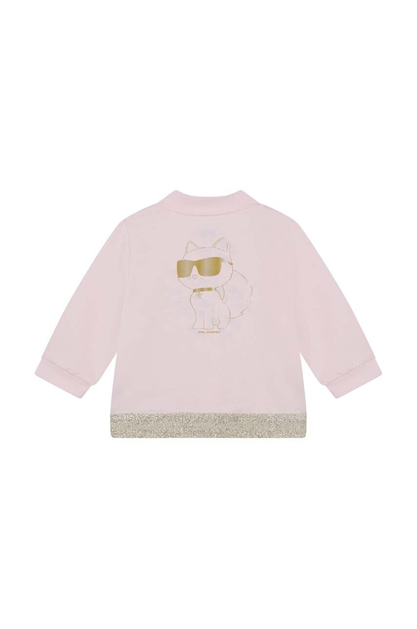 Karl Lagerfeld Комплект за бебета в розово - Pepit.bg