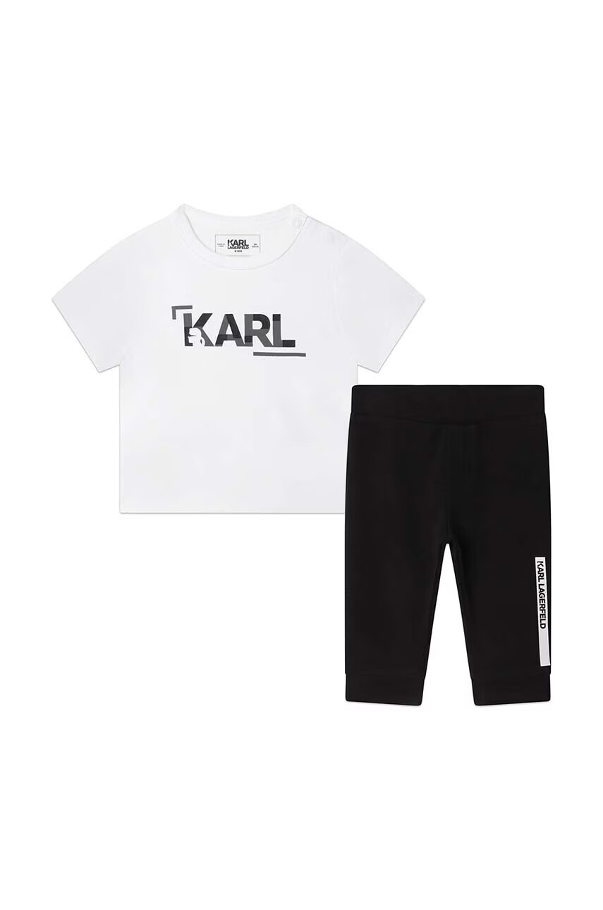 Karl Lagerfeld Комплект за бебета в черно - Pepit.bg