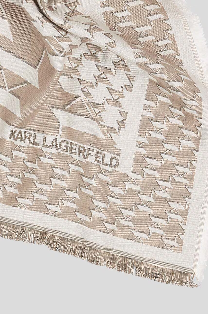 Karl Lagerfeld Копринен шал - Pepit.bg
