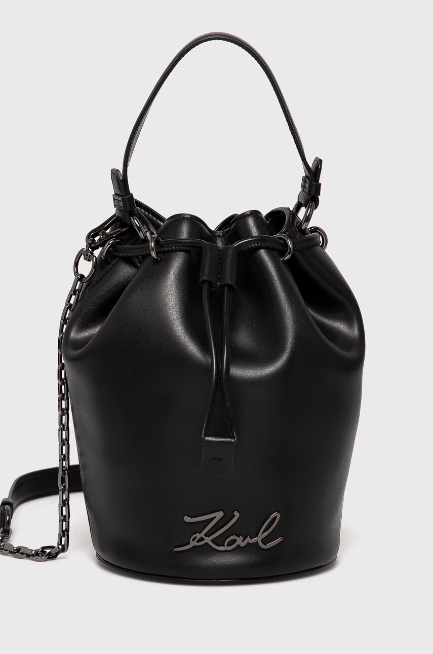 Karl Lagerfeld Кожена чанта - Pepit.bg
