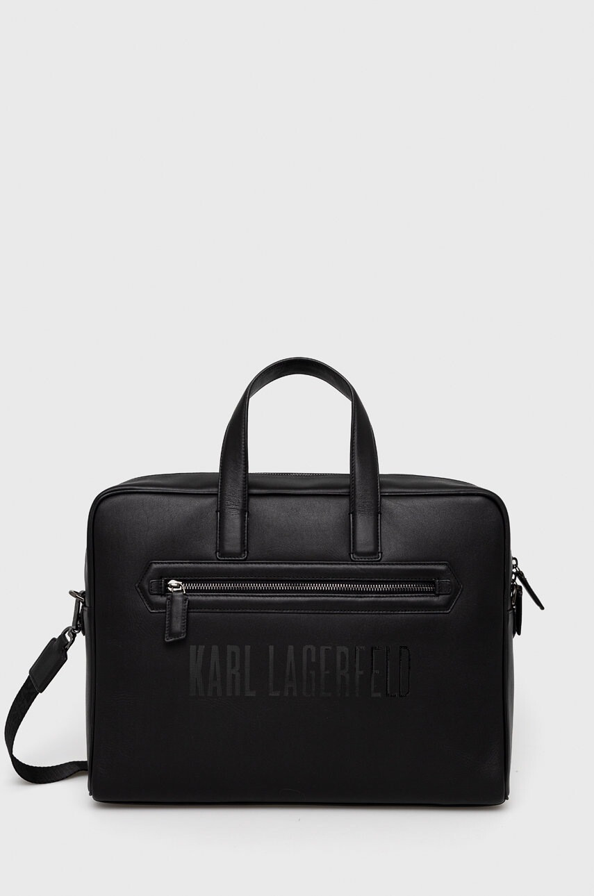 Karl Lagerfeld Кожена чанта - Pepit.bg