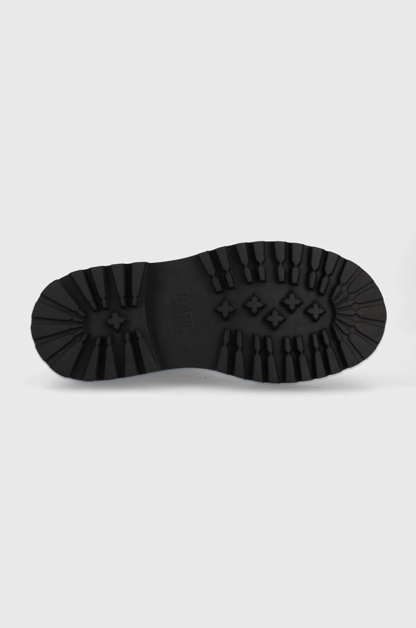 Karl Lagerfeld Кожени боти челси Patrol Ii в черно с платформа KL45252 - Pepit.bg