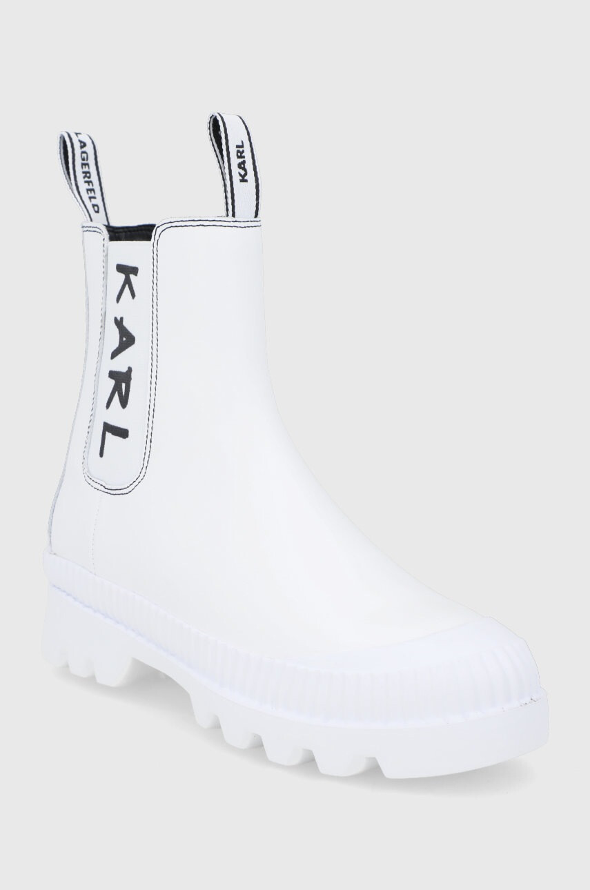 Karl Lagerfeld Кожени боти челси Trekka Ii - Pepit.bg