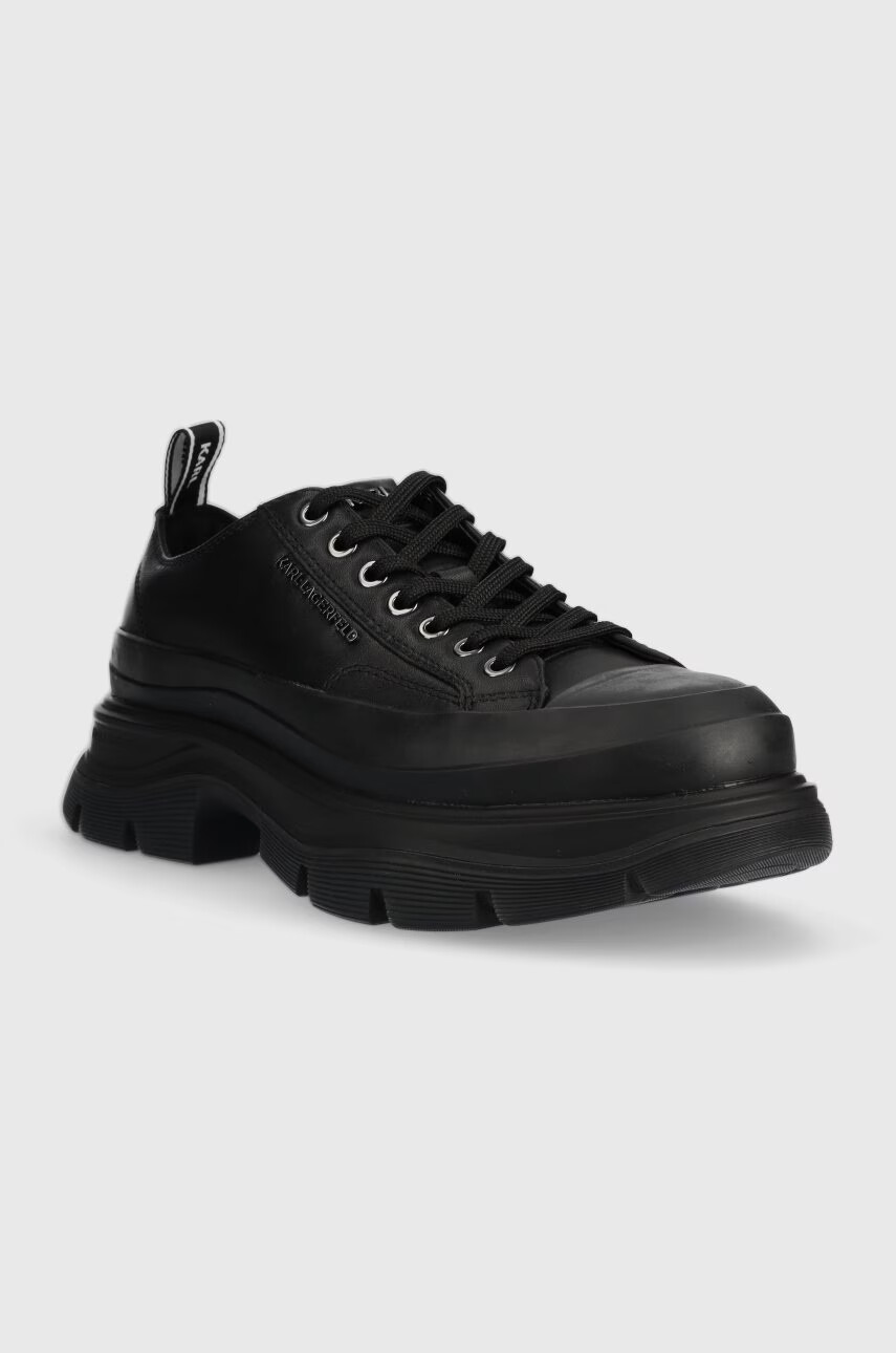 Karl Lagerfeld Кожени кецове KL22921 Lunar в бяло KL22921 - Pepit.bg