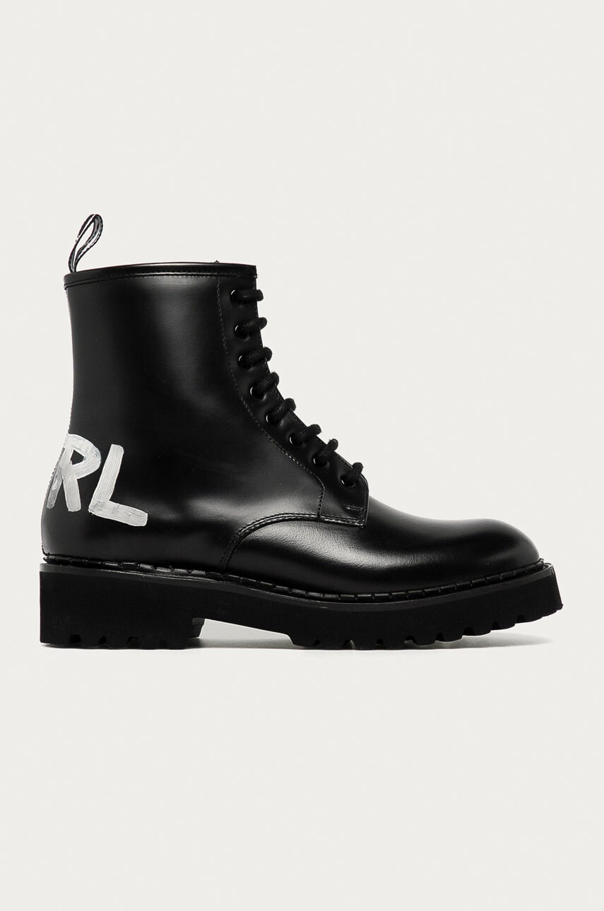 Karl Lagerfeld Кожени кубинки - Pepit.bg