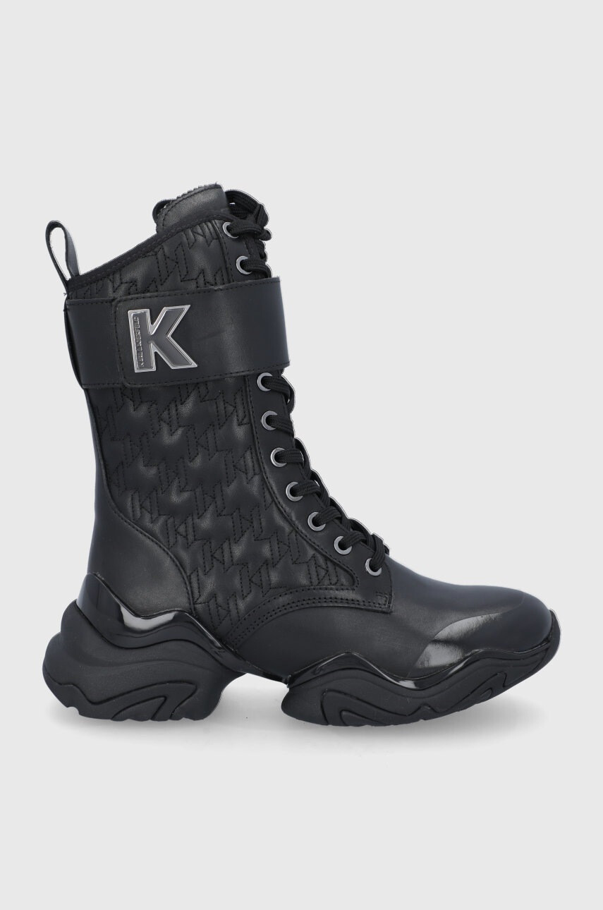 Karl Lagerfeld Кожени кубинки - Pepit.bg