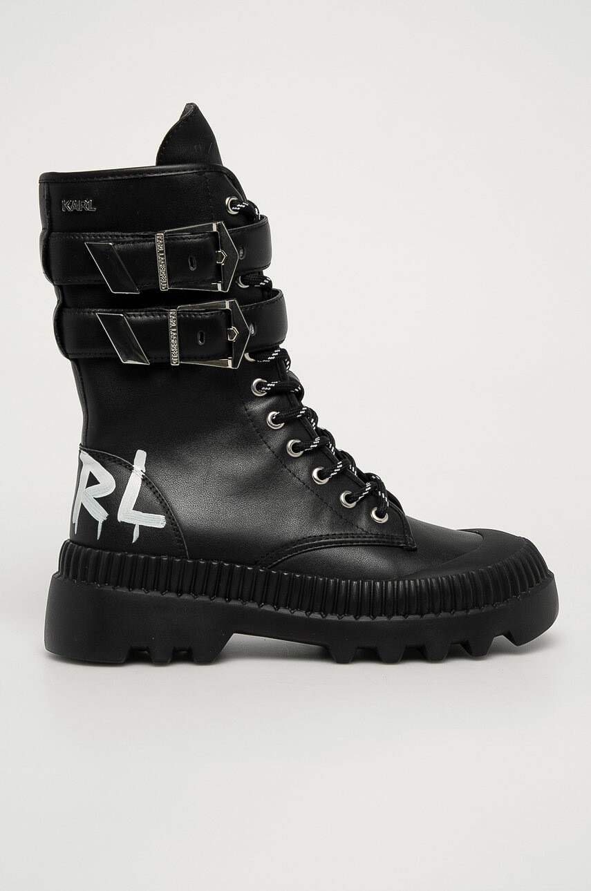 Karl Lagerfeld Кожени кубинки - Pepit.bg