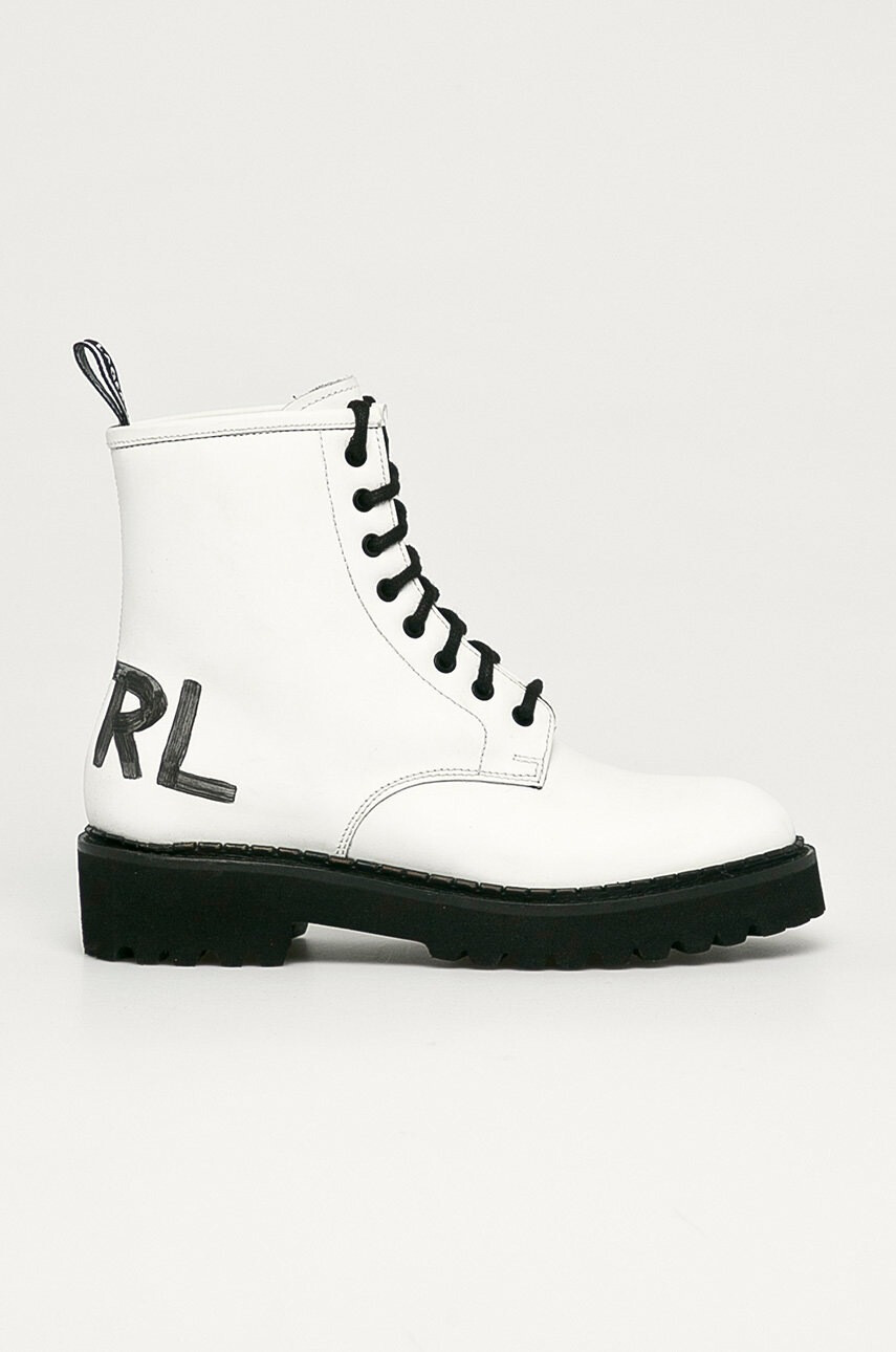 Karl Lagerfeld Кожени кубинки - Pepit.bg