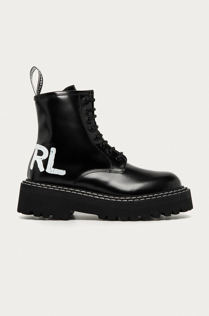 Karl Lagerfeld Кожени кубинки - Pepit.bg