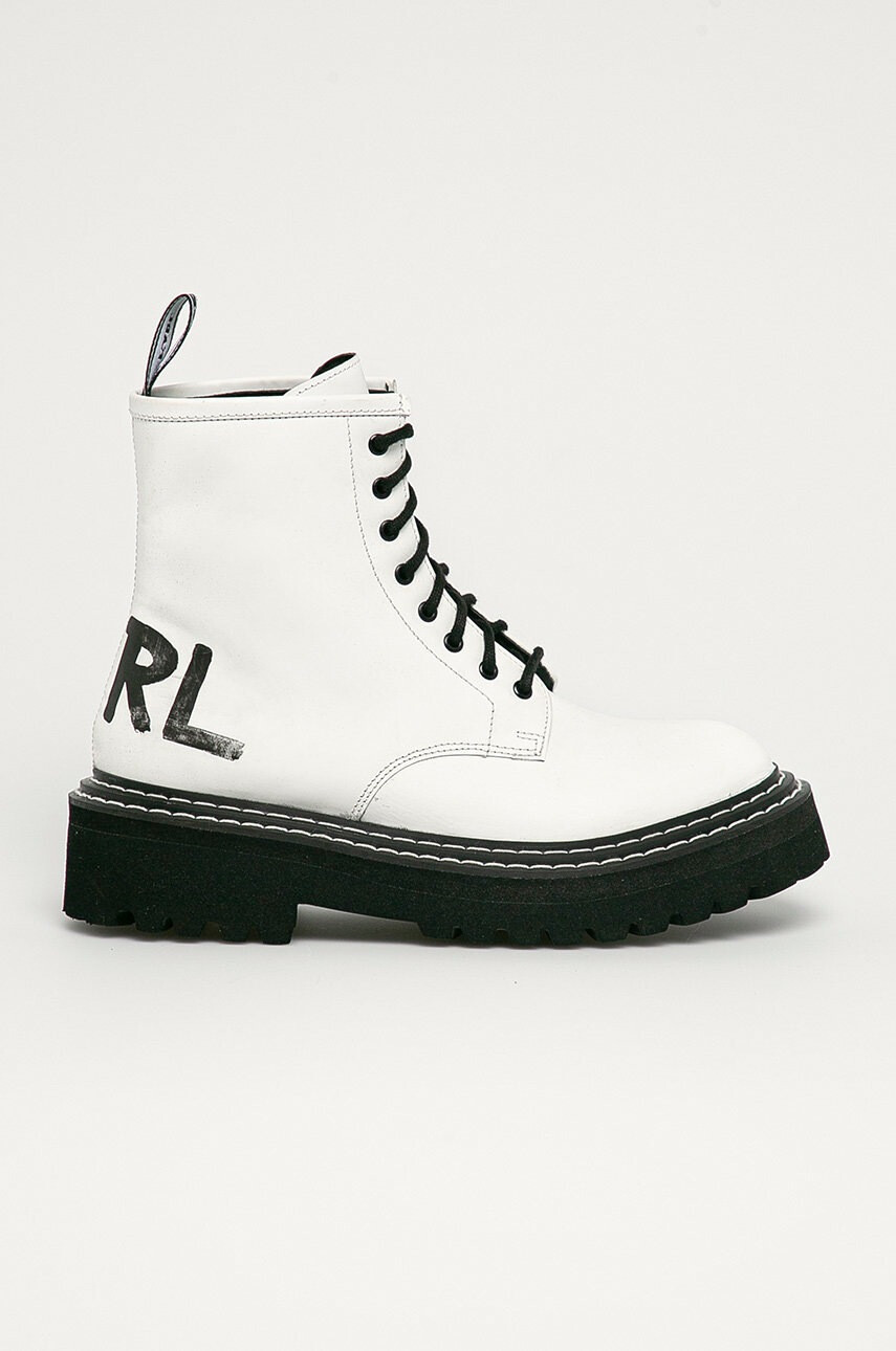Karl Lagerfeld Кожени кубинки - Pepit.bg