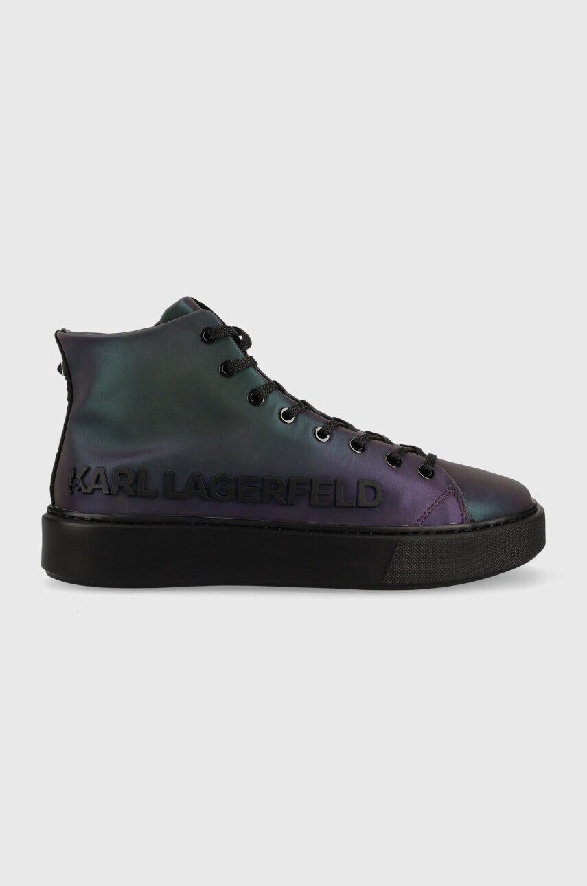 Karl Lagerfeld Кожени маратонки Maxi Kup - Pepit.bg