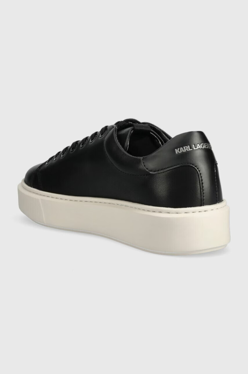 Karl Lagerfeld Кожени маратонки MAXI KUP в черно KL52223 - Pepit.bg