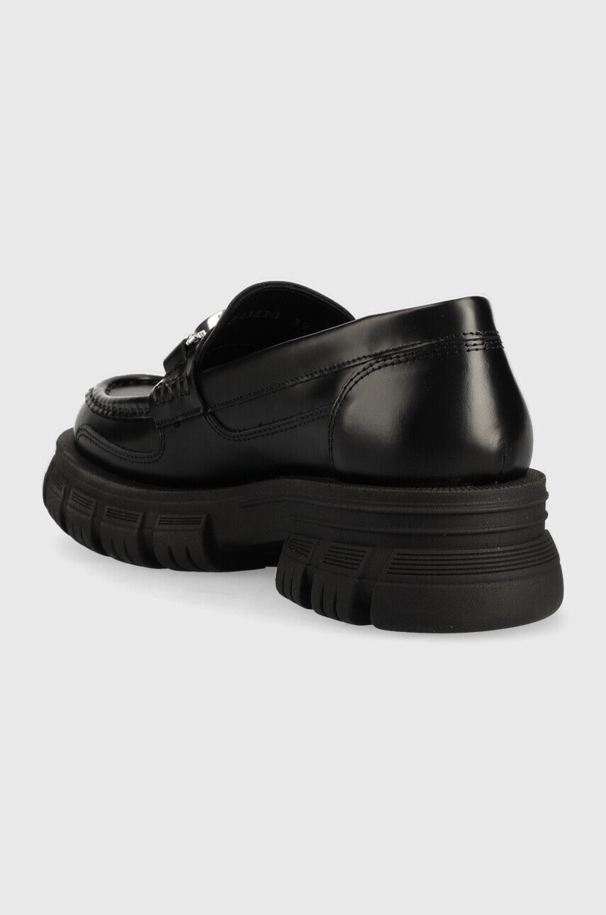 Karl Lagerfeld Кожени мокасини KL43820 PRECINCT в черно с платформа - Pepit.bg