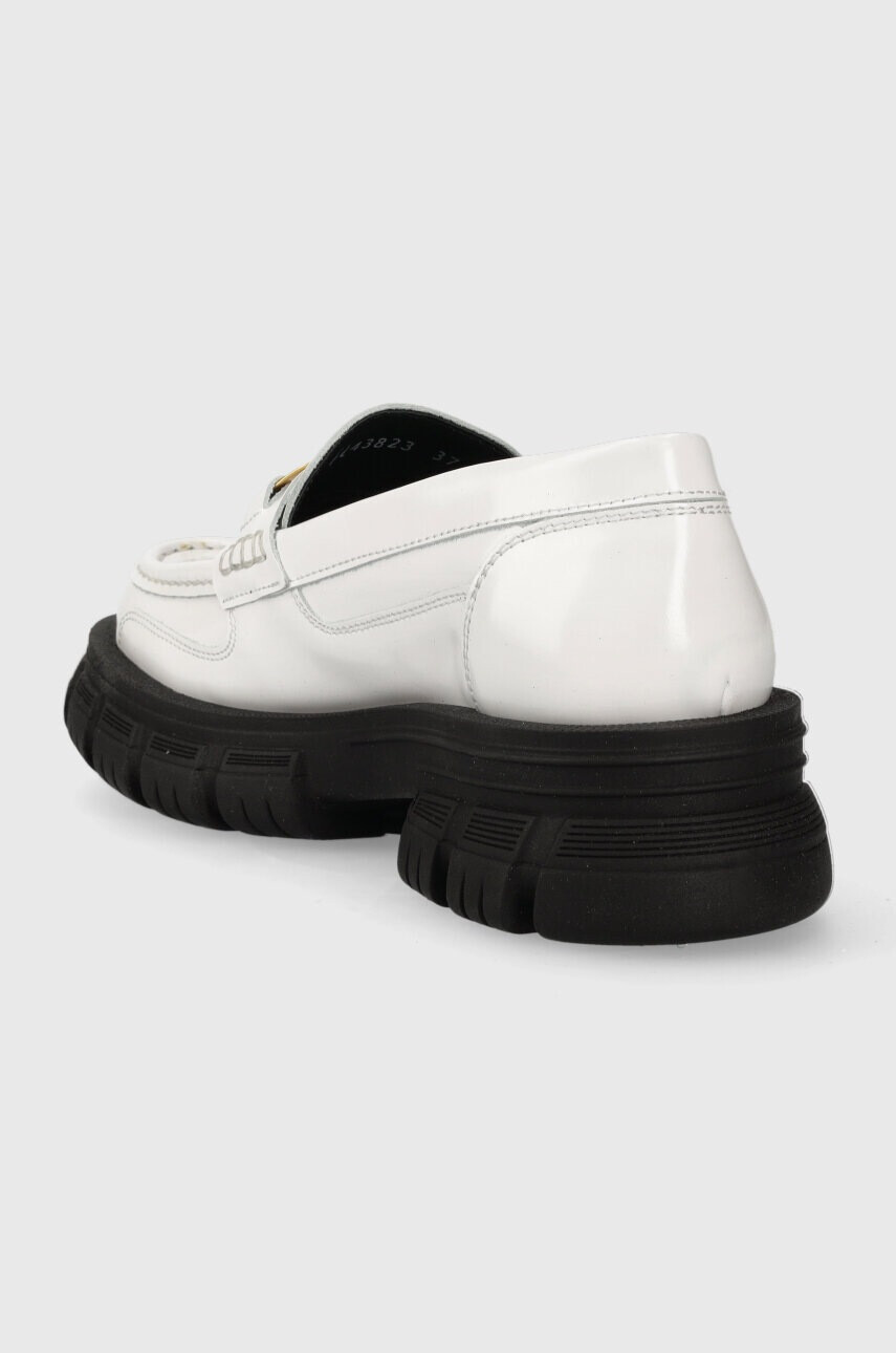 Karl Lagerfeld Кожени мокасини PRECINCT KL в бяло с платформа KL43823 - Pepit.bg