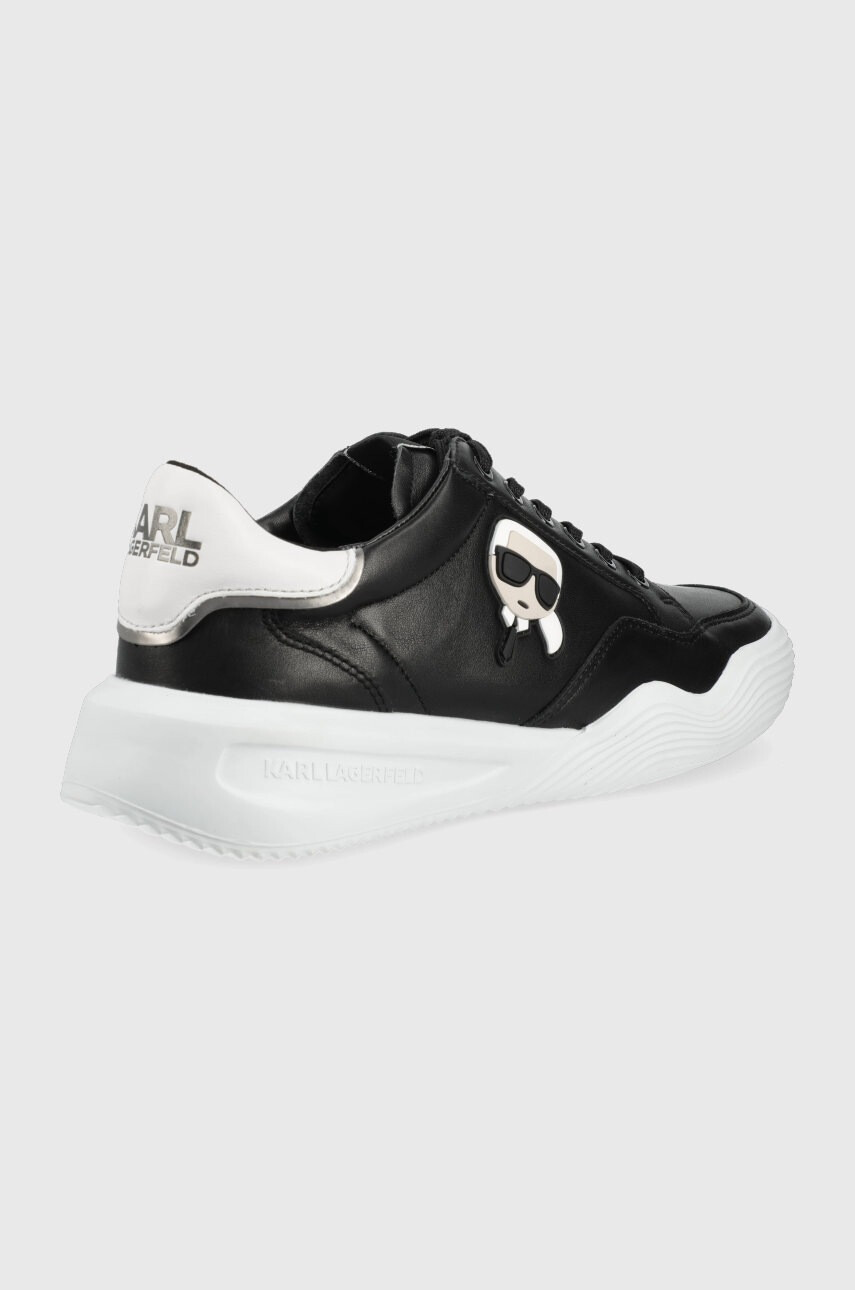 Karl Lagerfeld Кожени обувки Kapri Run в черно - Pepit.bg