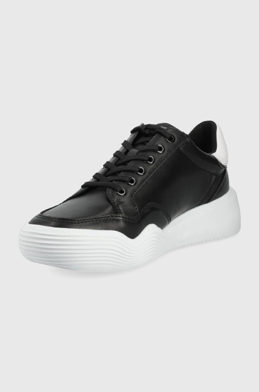 Karl Lagerfeld Кожени обувки Kapri Run в черно - Pepit.bg