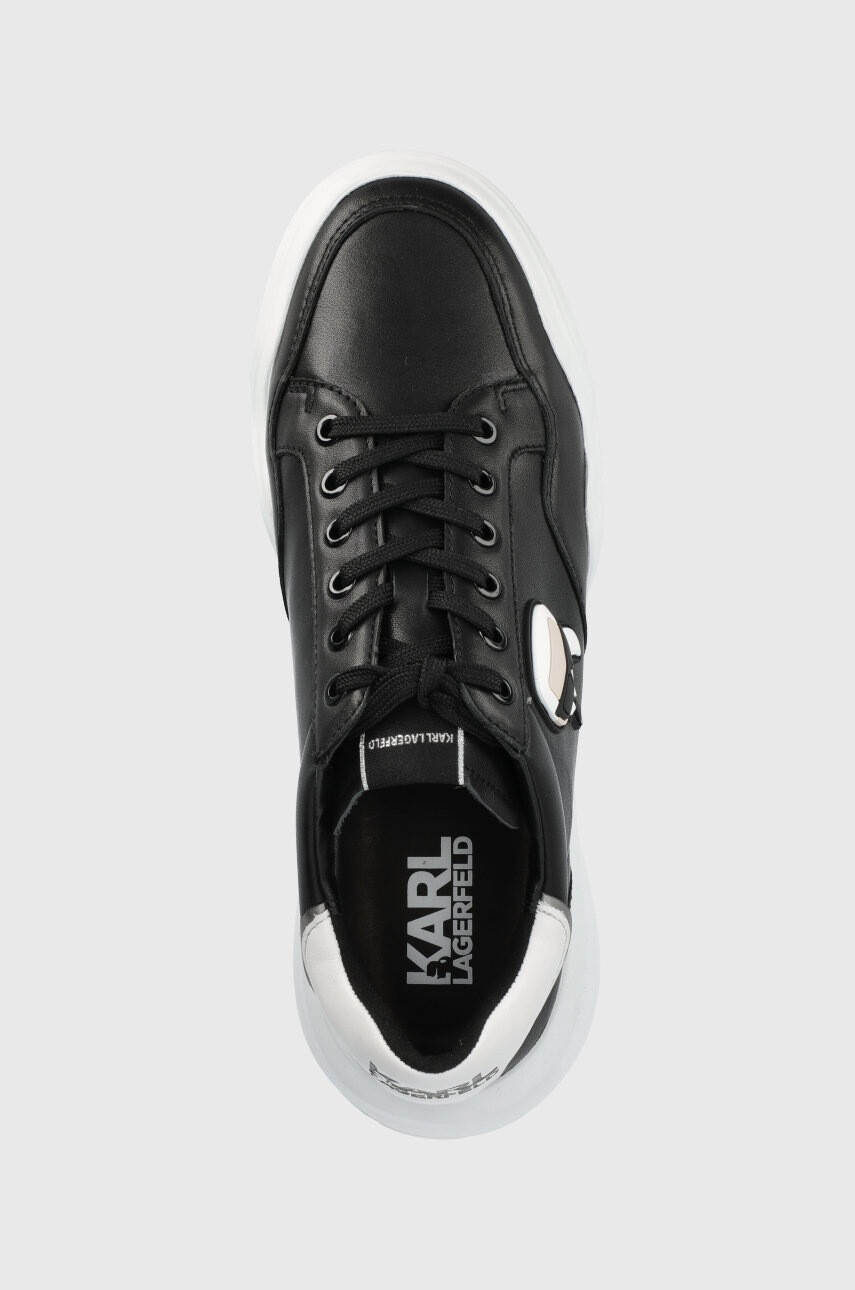Karl Lagerfeld Кожени обувки Kapri Run в черно - Pepit.bg