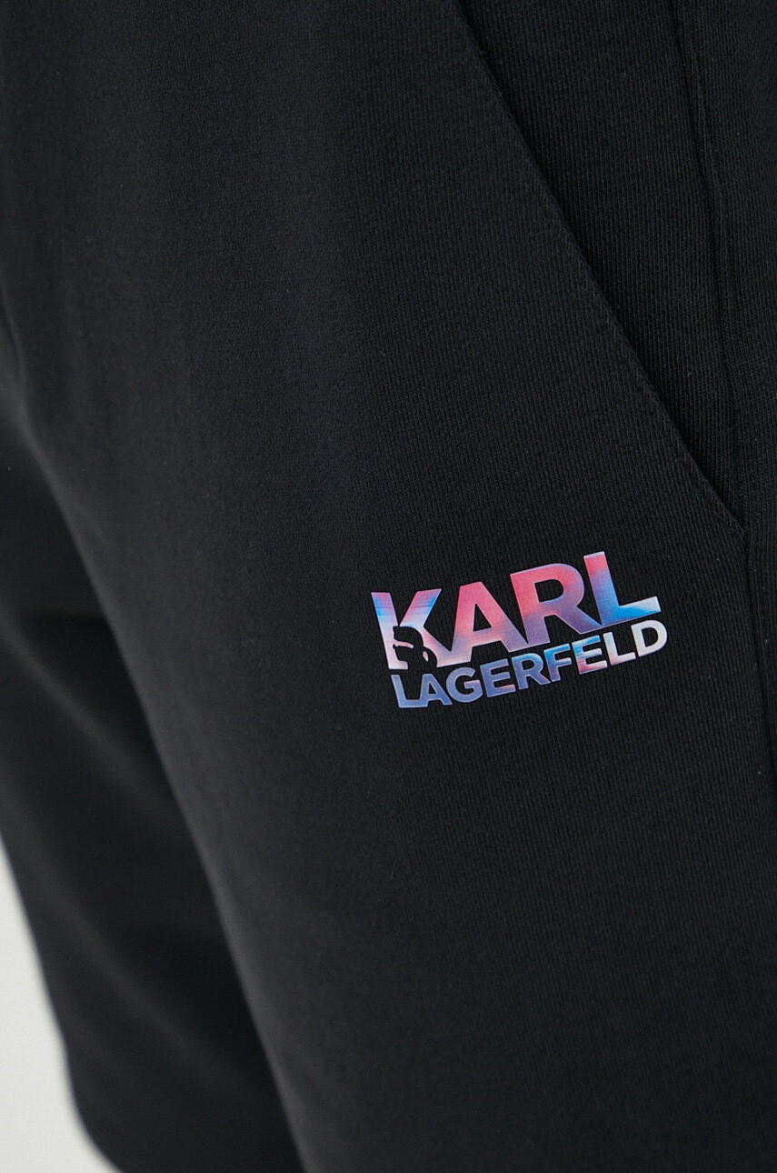 Karl Lagerfeld Къс панталон в черно - Pepit.bg