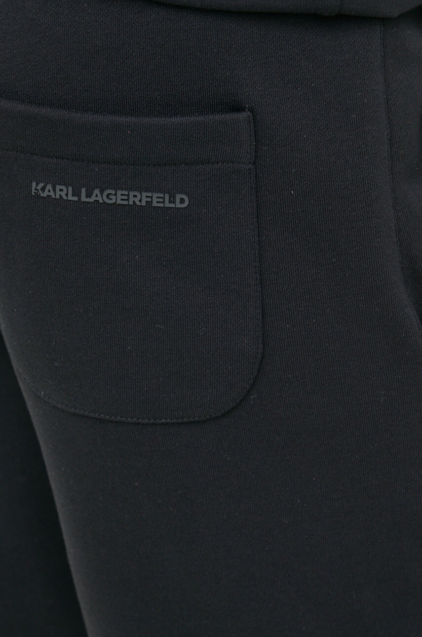 Karl Lagerfeld Къс панталон в черно - Pepit.bg