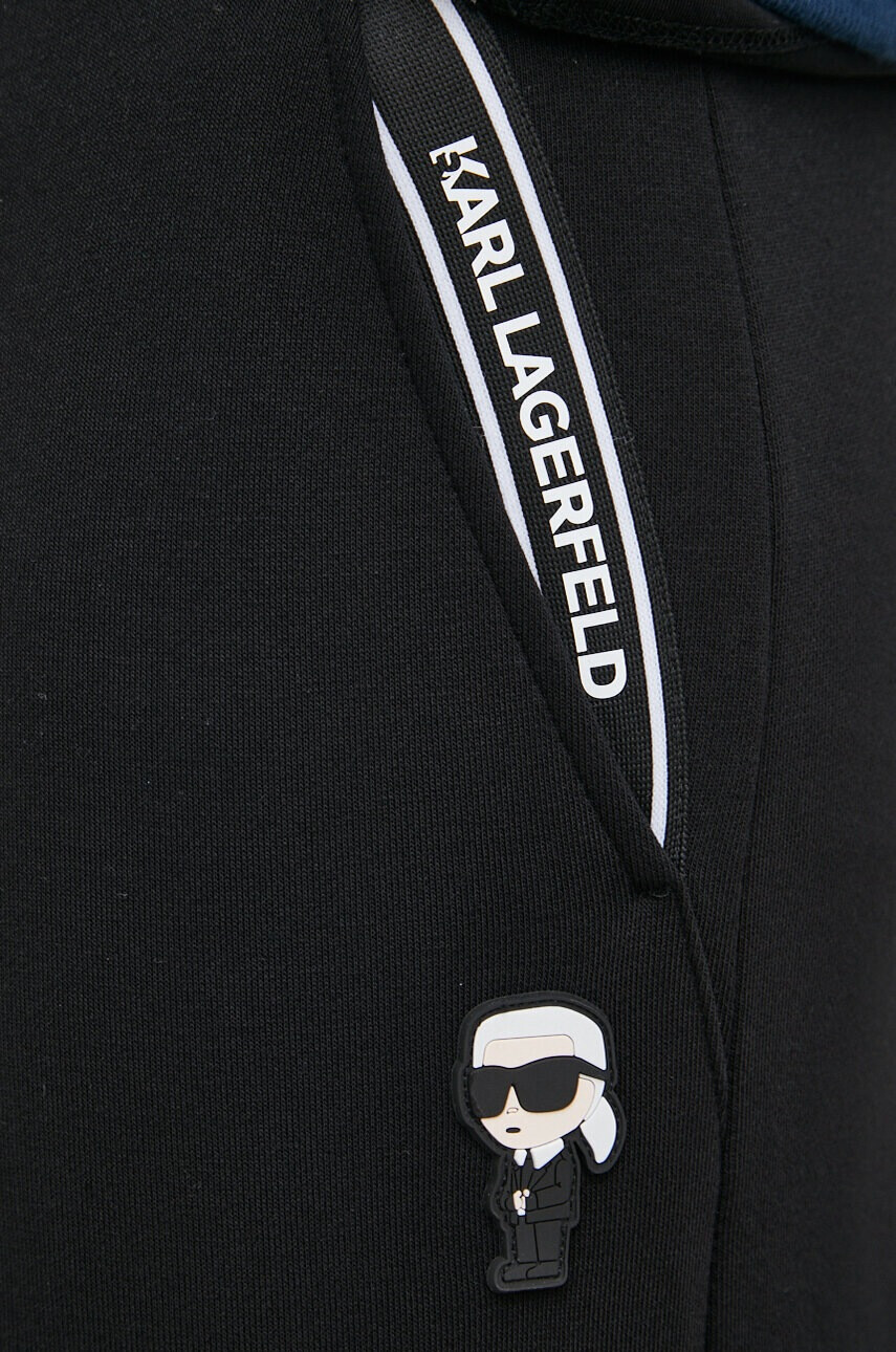 Karl Lagerfeld Къс панталон в черно - Pepit.bg