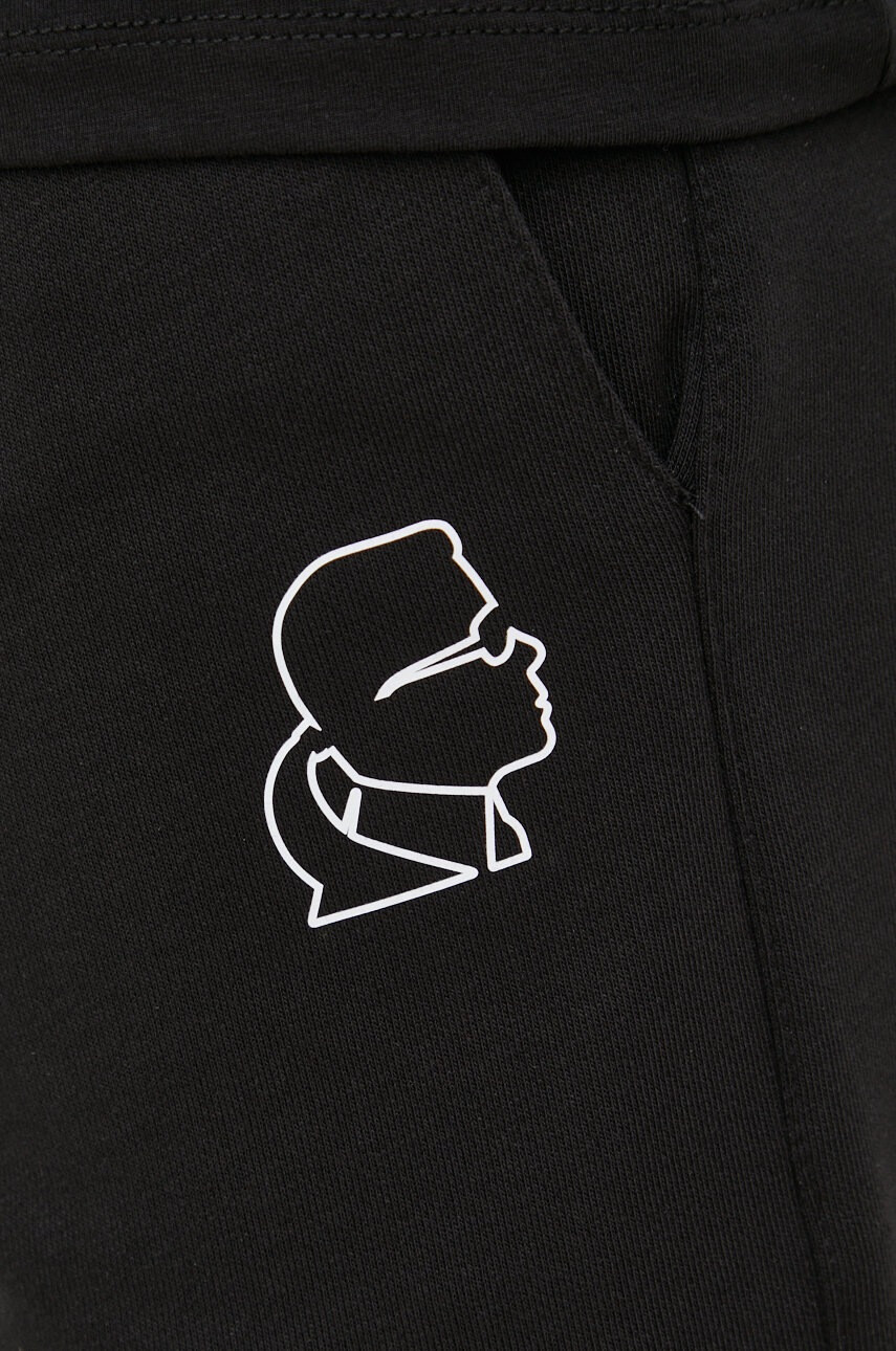 Karl Lagerfeld Къс панталон в черно - Pepit.bg