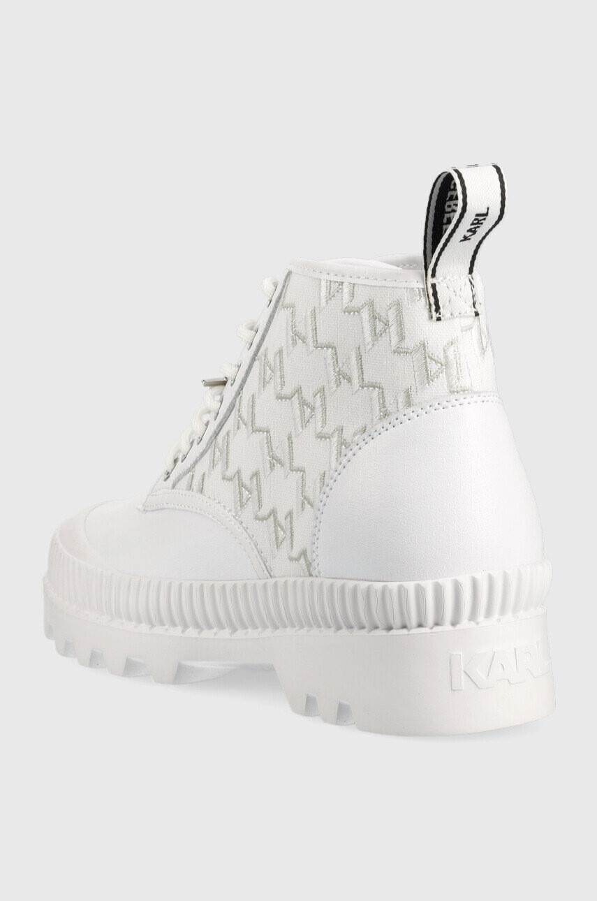 Karl Lagerfeld Кубинки Trekka Ii в бяло с платформа - Pepit.bg