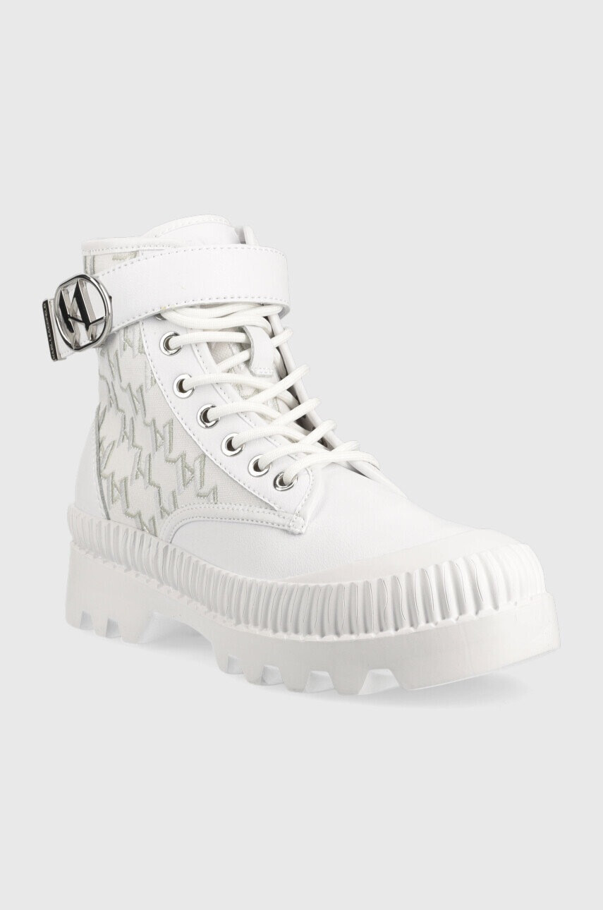 Karl Lagerfeld Кубинки Trekka Ii в бяло с платформа - Pepit.bg