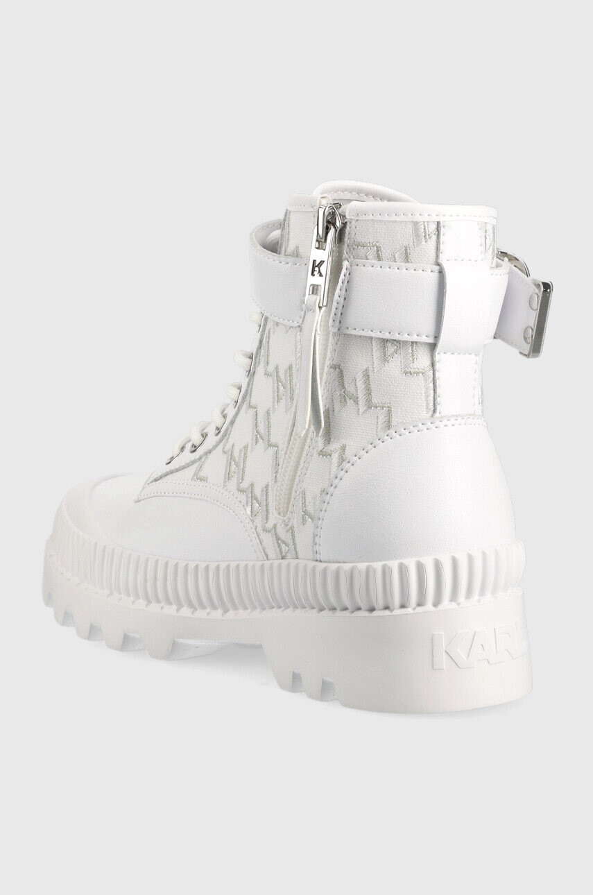 Karl Lagerfeld Кубинки Trekka Ii в бяло с платформа - Pepit.bg
