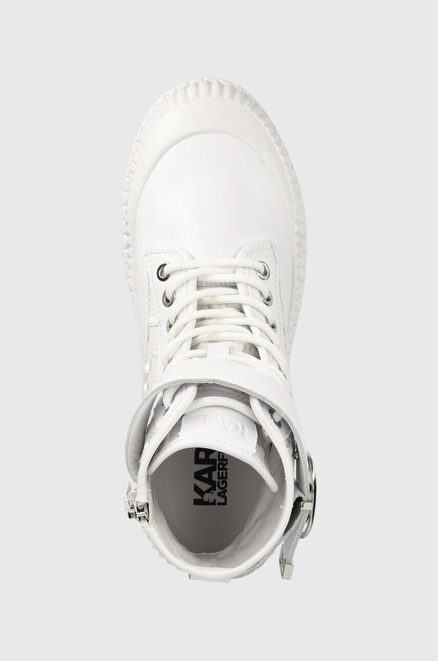 Karl Lagerfeld Кубинки Trekka Ii в бяло с платформа - Pepit.bg