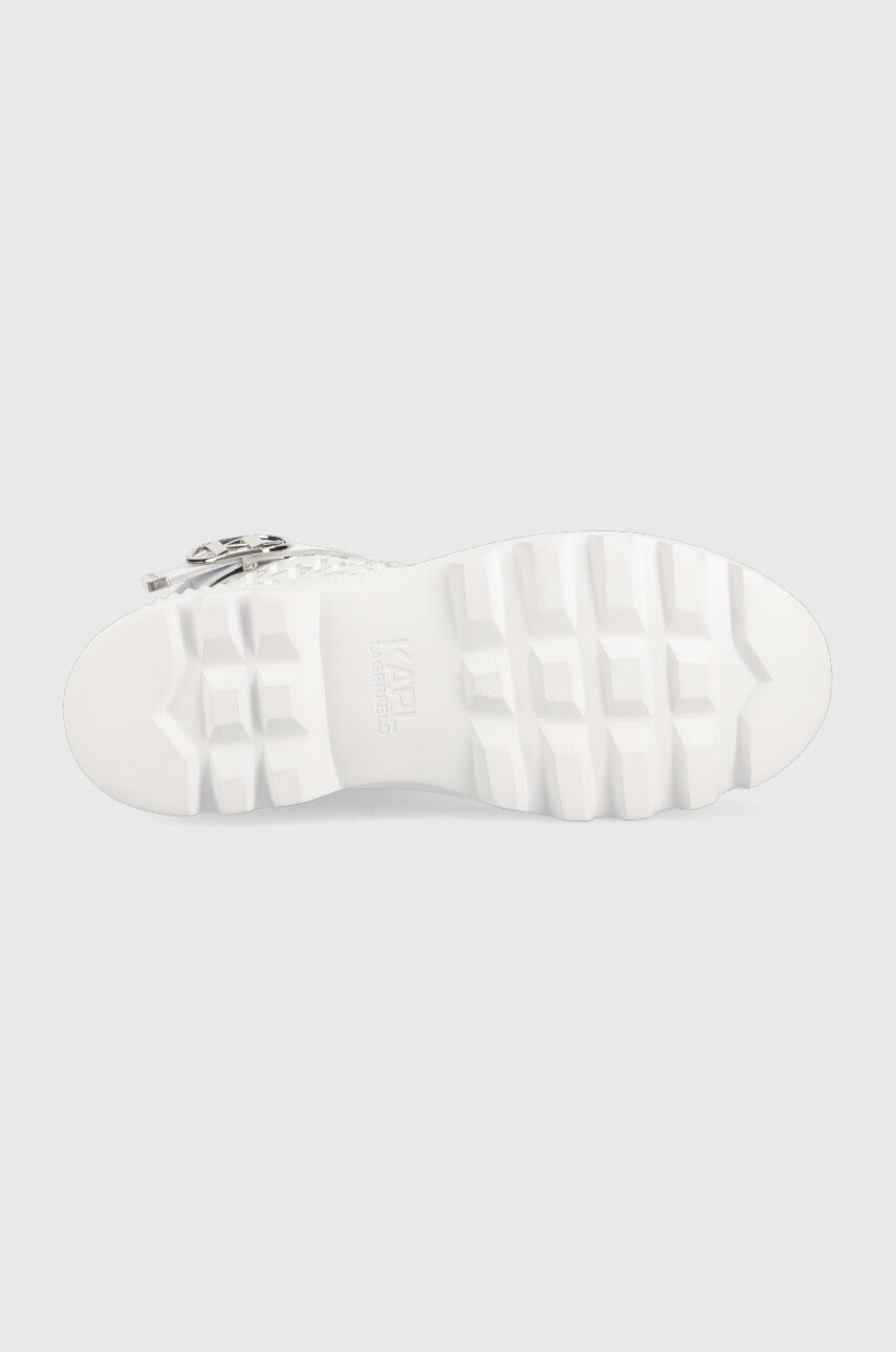 Karl Lagerfeld Кубинки Trekka Ii в бяло с платформа - Pepit.bg