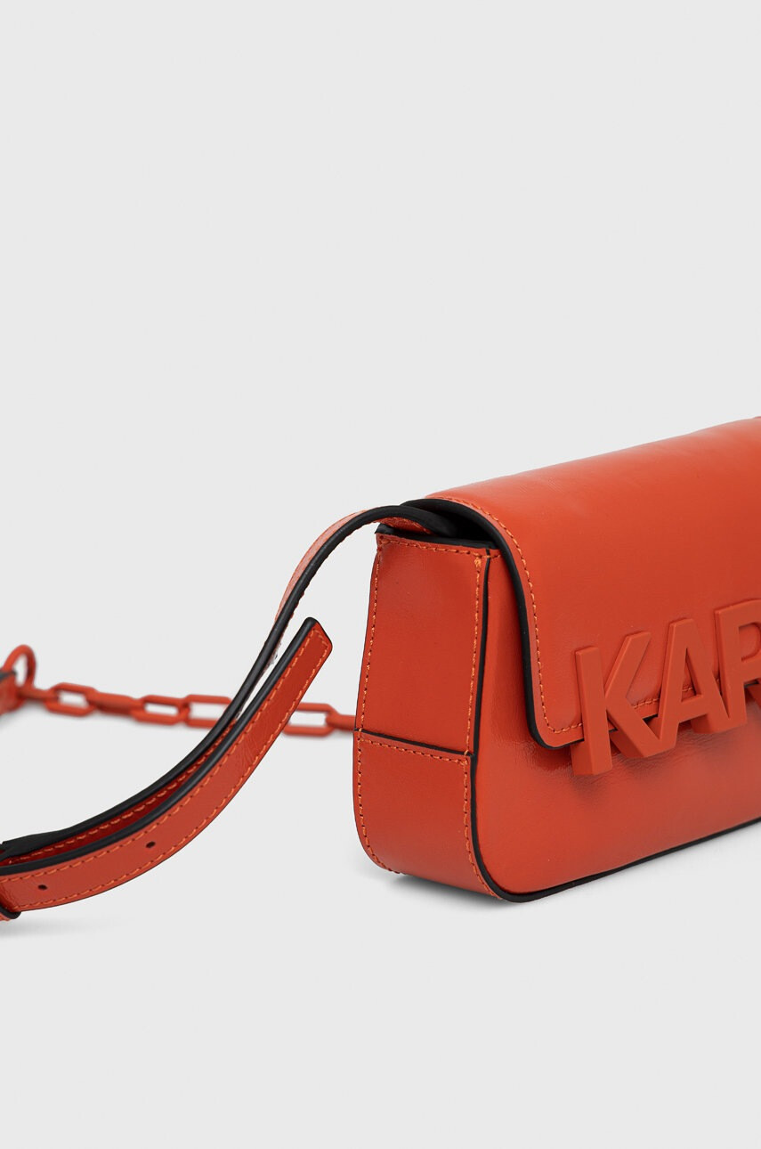 Karl Lagerfeld Малка кожена чанта - Pepit.bg