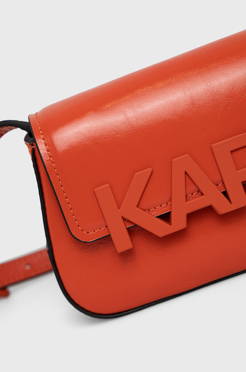 Karl Lagerfeld Малка кожена чанта - Pepit.bg