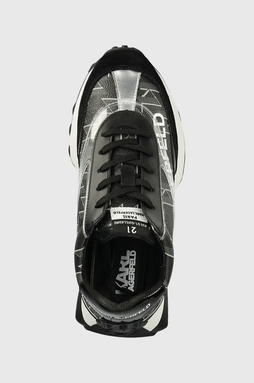 Karl Lagerfeld Маратонки KL62928 ZONE в черно - Pepit.bg