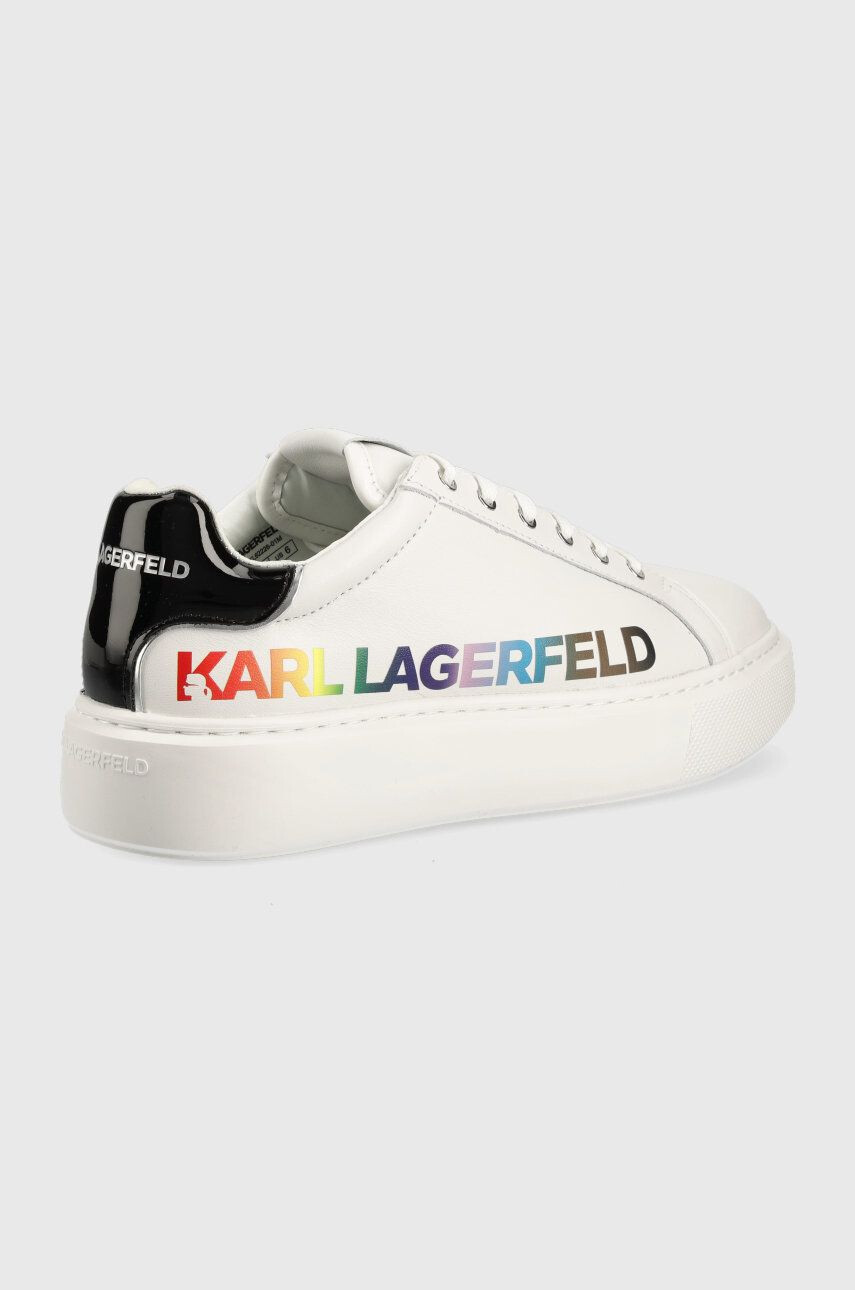 Karl Lagerfeld Маратонки Maxi Kup в бяло KL62226 - Pepit.bg