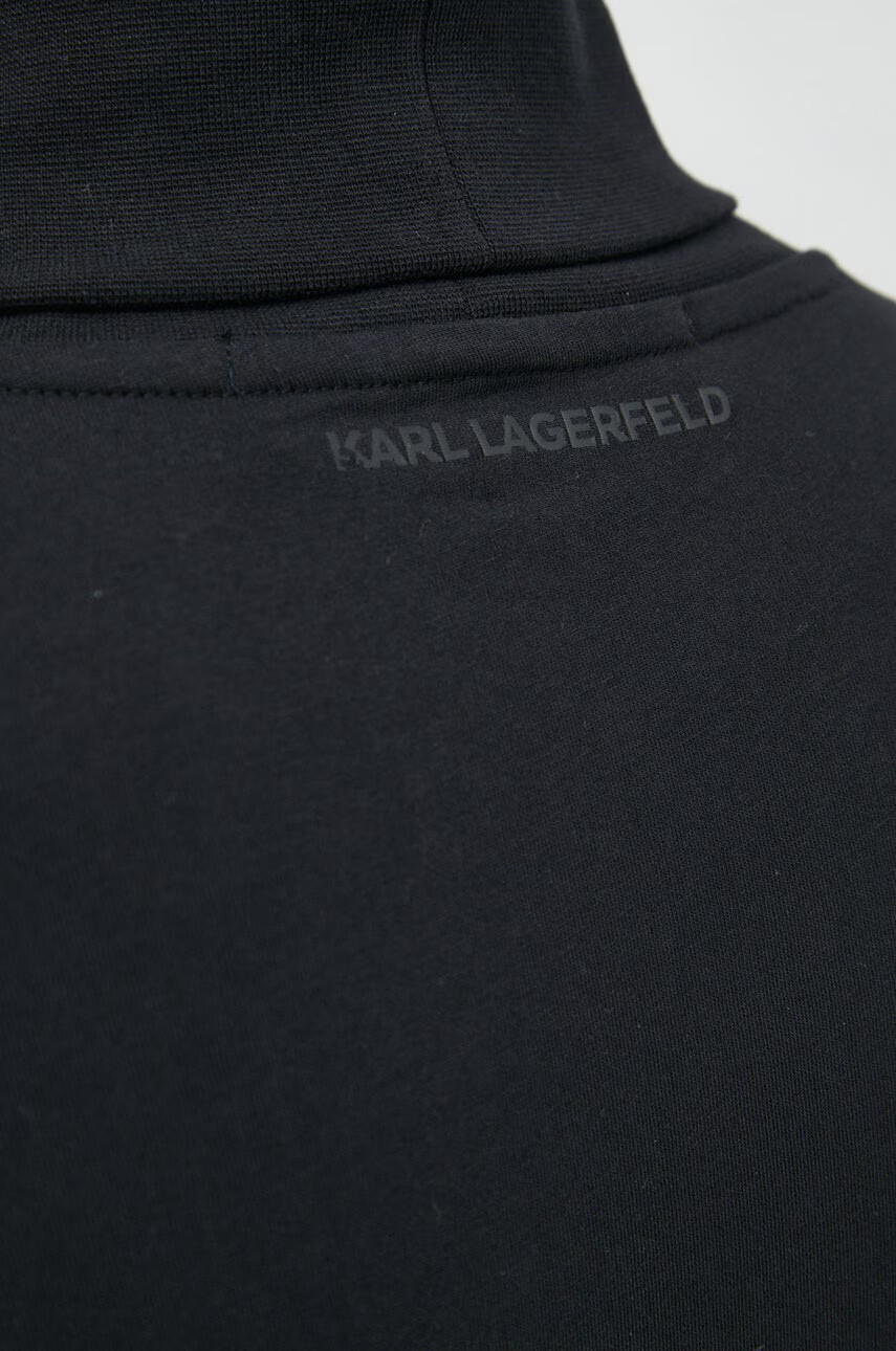 Karl Lagerfeld Памучна блуза с дълги ръкави - Pepit.bg