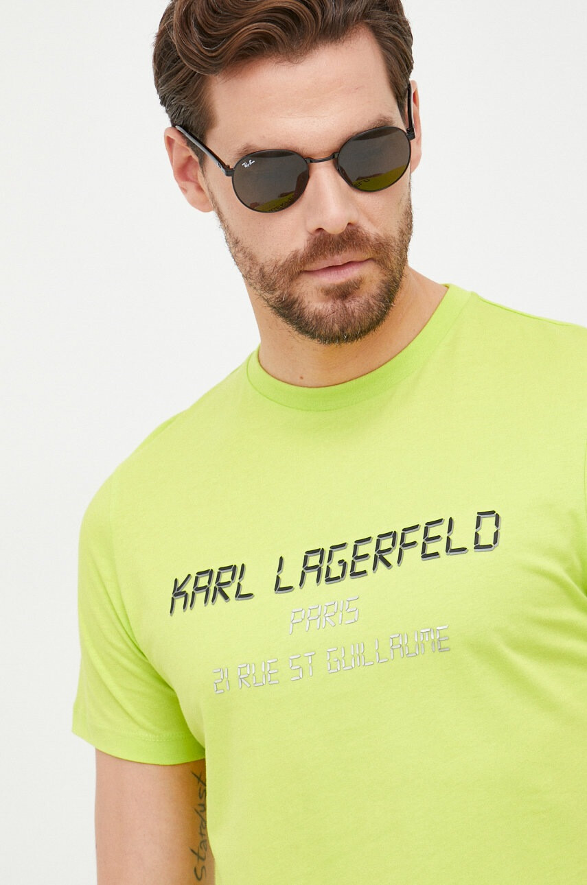 Karl Lagerfeld Памучна тениска - Pepit.bg
