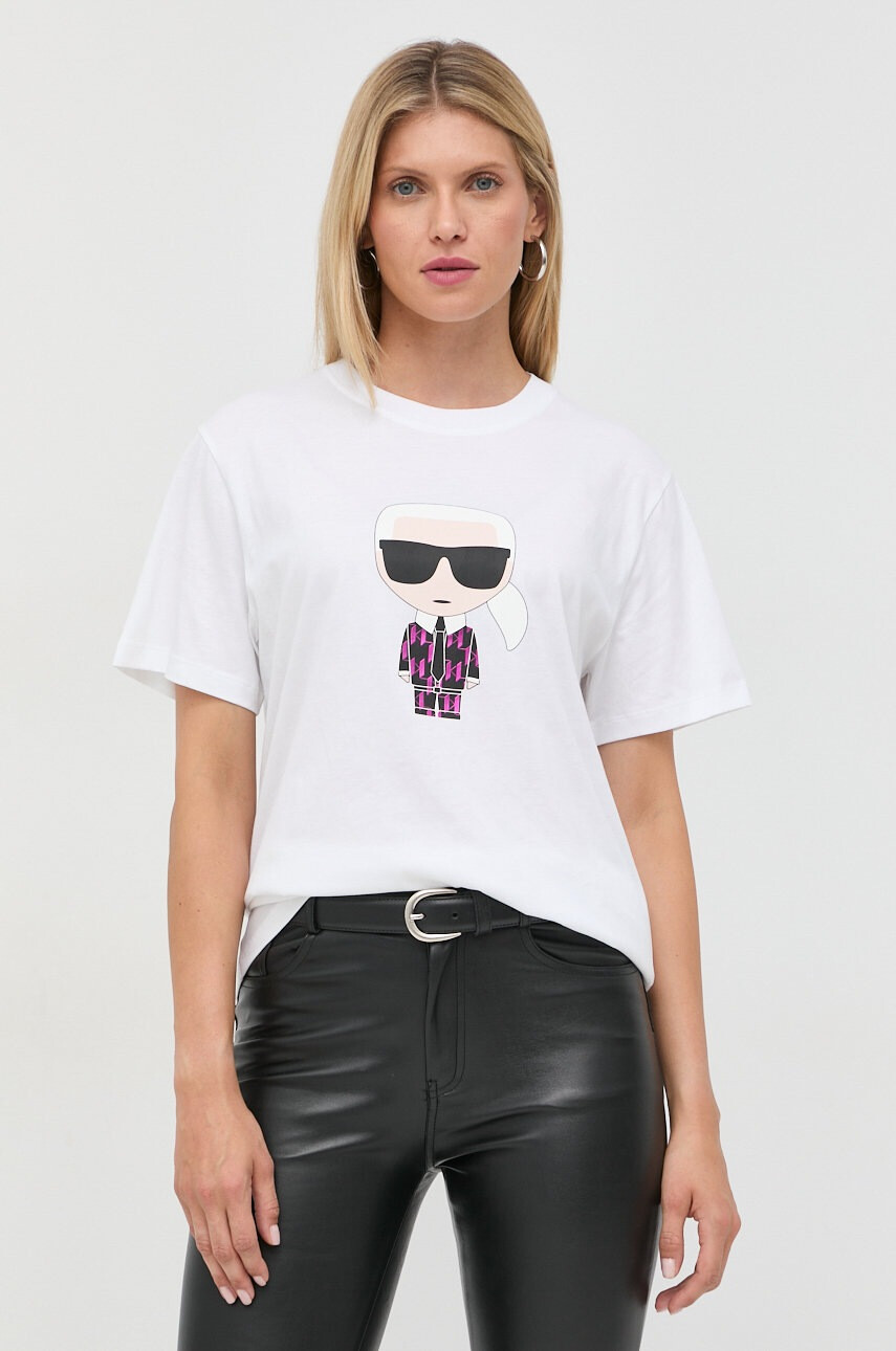 Karl Lagerfeld Памучна тениска - Pepit.bg