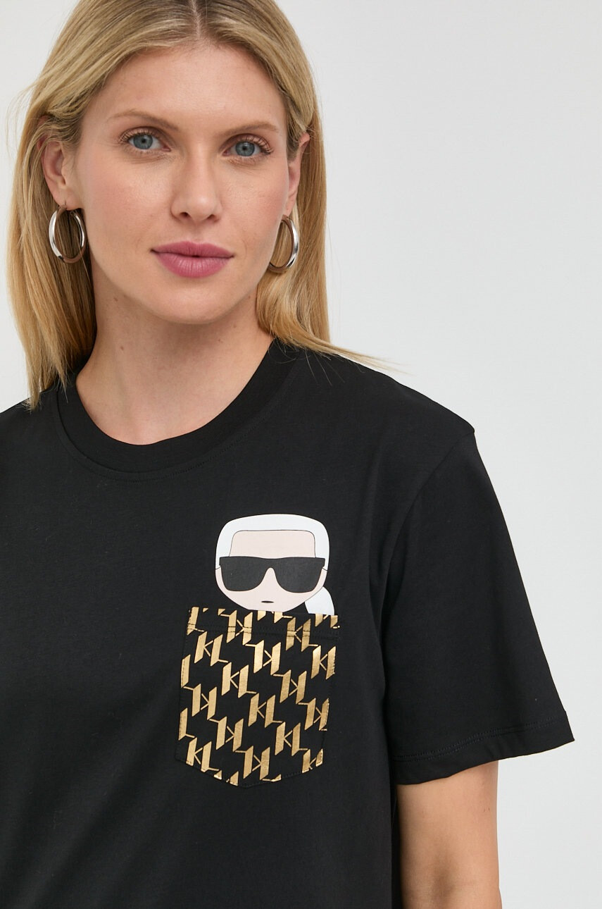Karl Lagerfeld Памучна тениска - Pepit.bg