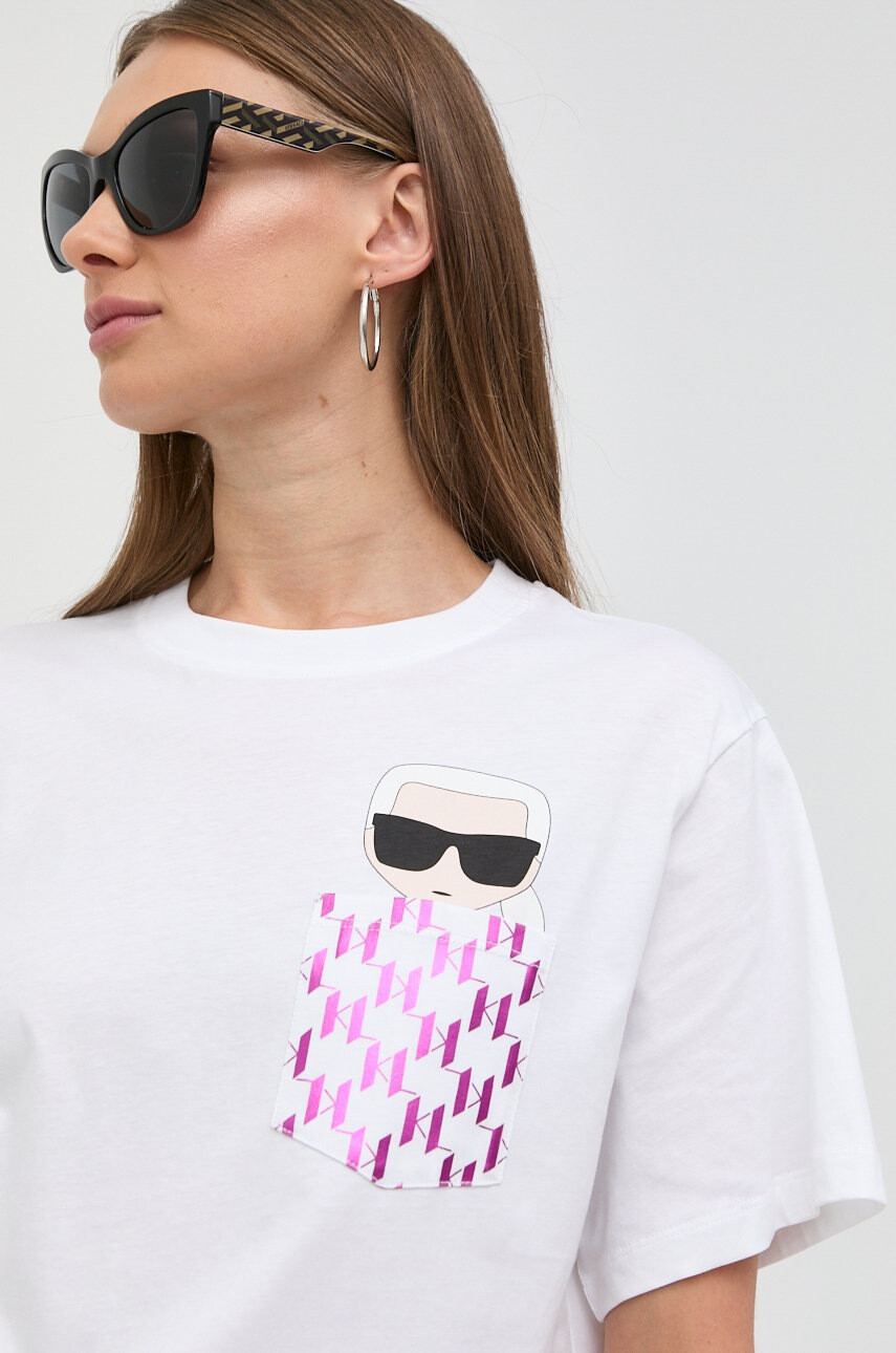 Karl Lagerfeld Памучна тениска - Pepit.bg