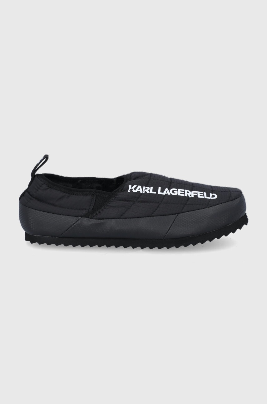 Karl Lagerfeld Пантофи Kookoon в черно - Pepit.bg